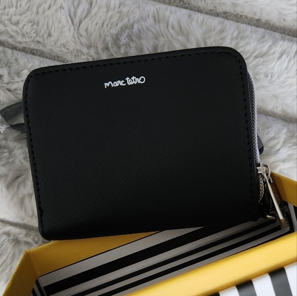 Marc Tetro Boston Terrier Black Dog Wallet Wristlet NWT - Picture 5 of 9